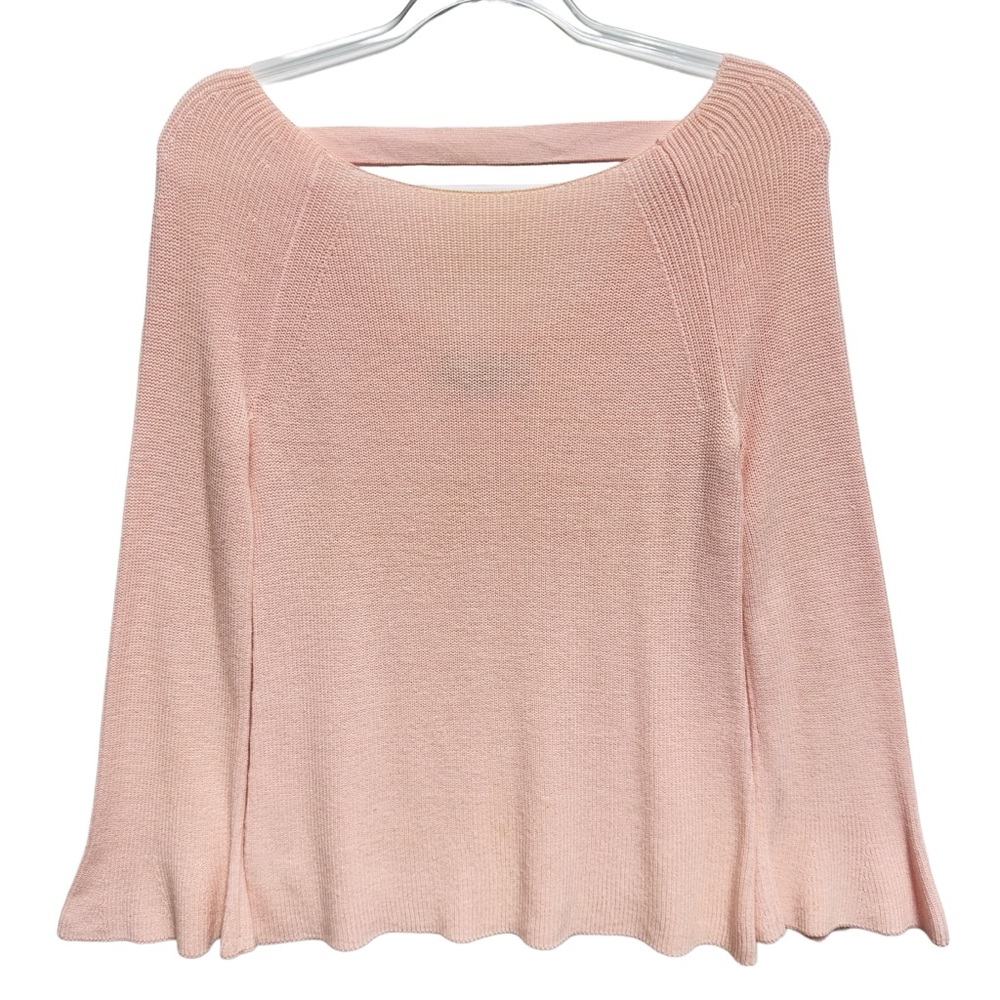 Silk Cotton Knit Oversized Sweater